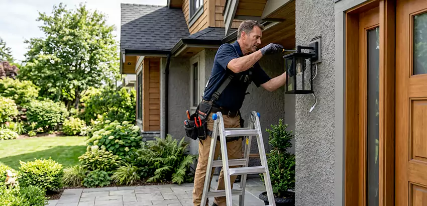 Outdoor and Exterior Light Fixture Installation in Canton