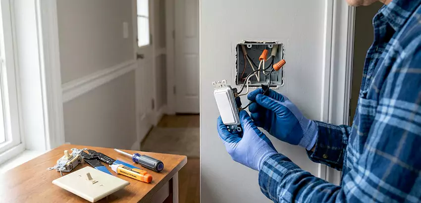 Motion Sensor Light Switch Replacement in Canton