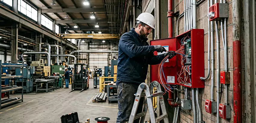 Industrial Fire Alarm Installation in Canton