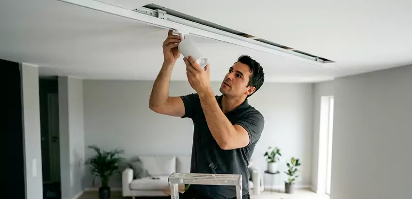 Recessed Track Lighting Installation in Canton