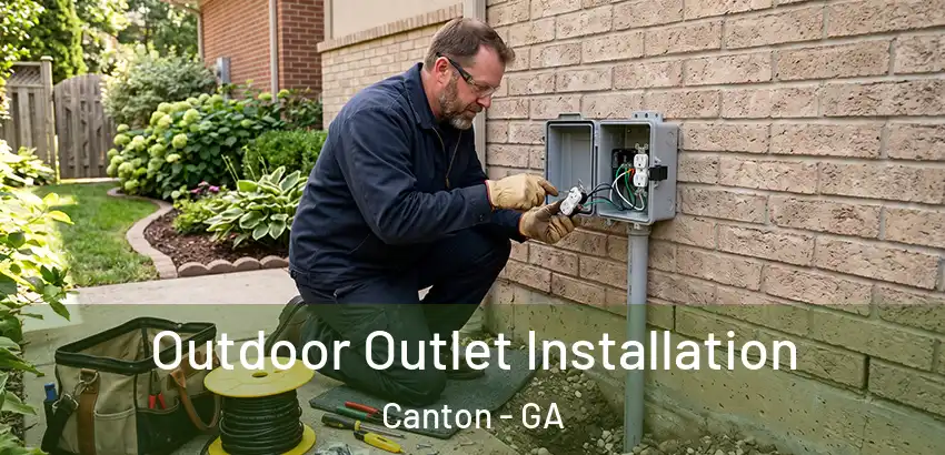  Outdoor Outlet Installation Canton - GA
