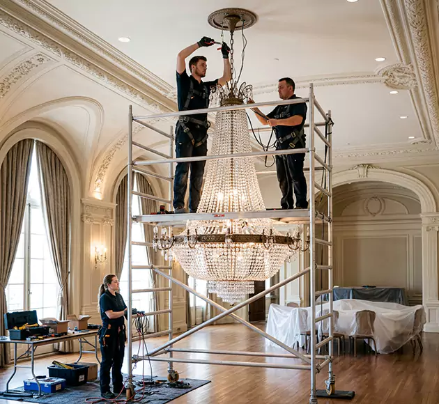 Professional Chandelier Installation: Your Local Fixture Team in Canton, GA